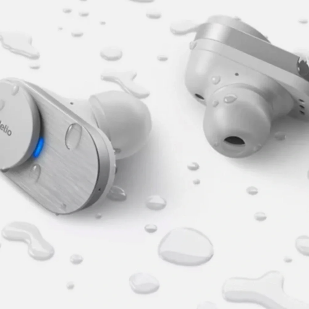 Philips Fidelio T1 Silver and White True Wireless Earbuds